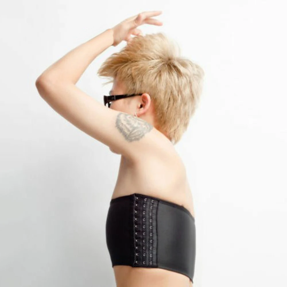 

Women Shapewear Breathable Tank Tops Strapless Chest Breast Binder Trans Lesbian Tomboy Cosplay Beautiful Back Vest