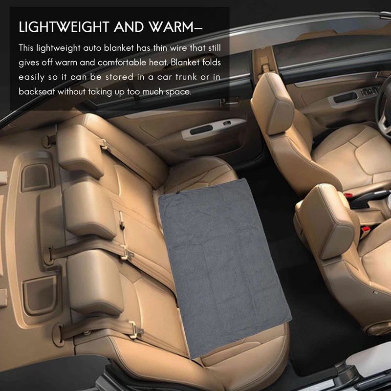 Одеяло с подогревом для автомобиля 12 В