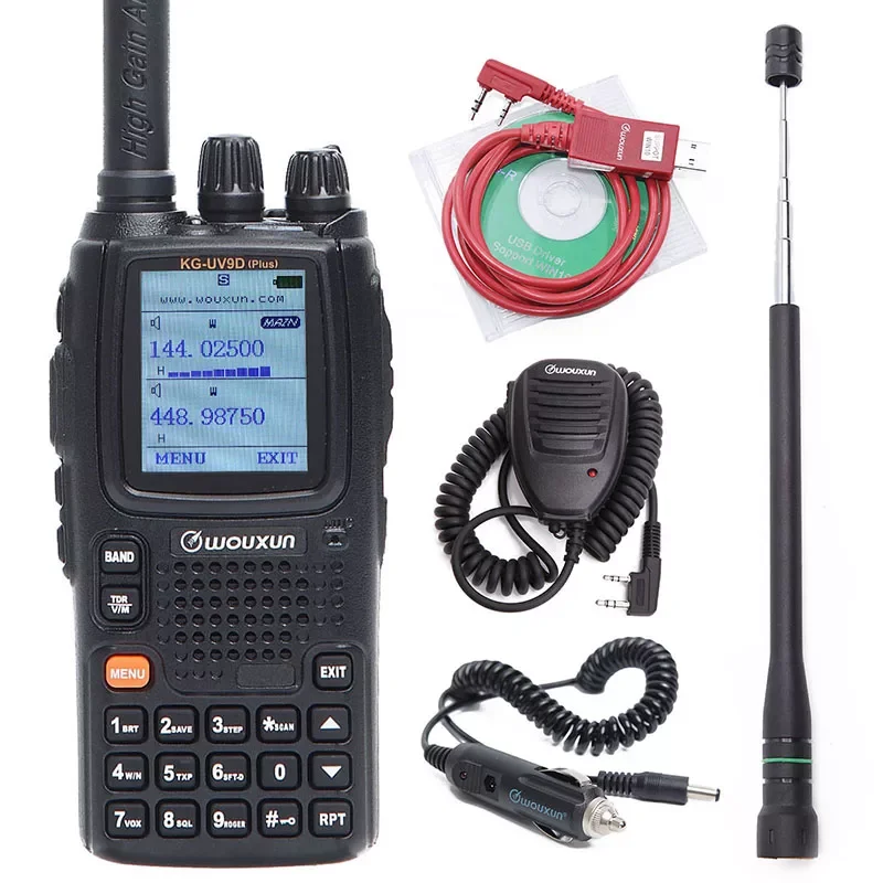 

KG-UV9D Plus Seven Bands Reception including FM radio and Air Band Cross Band Repeater Classic Circuit