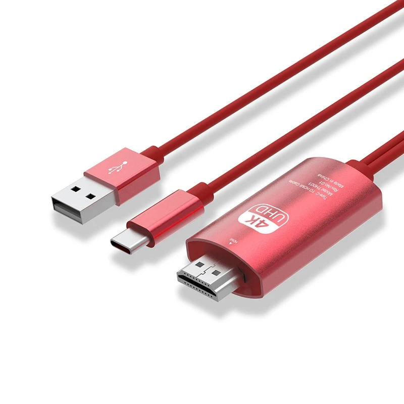 

Кабель-адаптер с разъемами USB Type-C и HDMI, 60 Гц