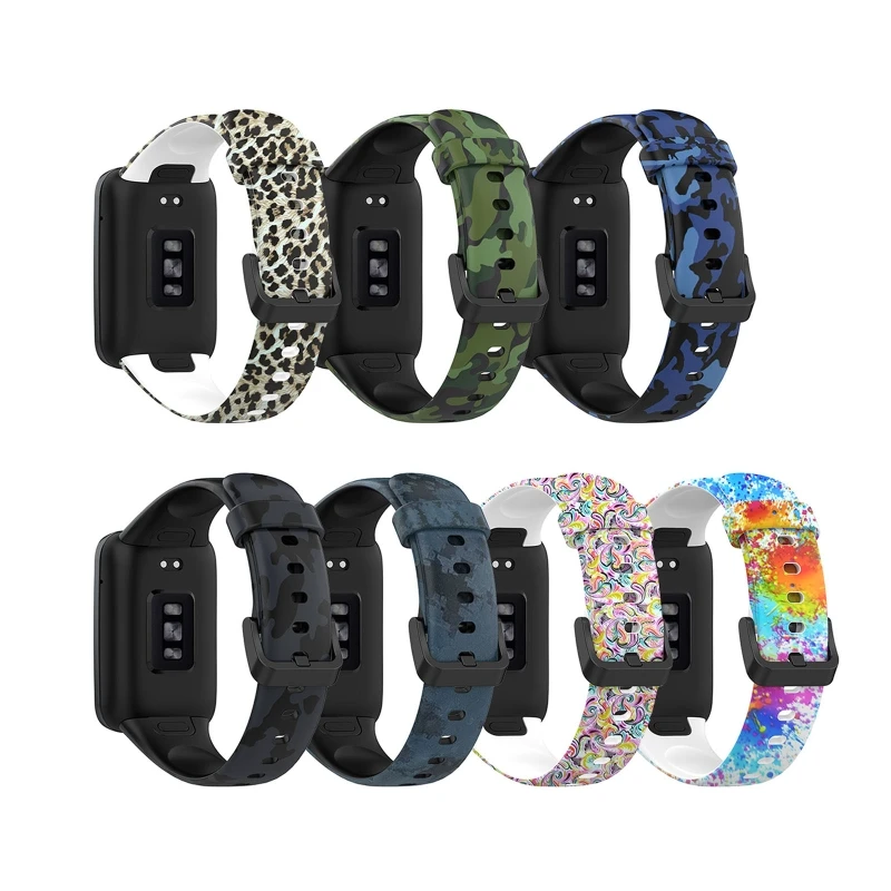 

Wristband Silicone Strap Sweatproof Belt for mi Band 7 for Smart Watch Band