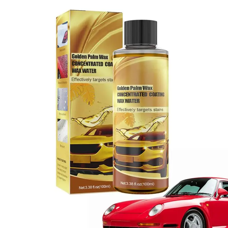 

100ml Concentrated Coating Car Wash Wax Water Foam Cleaner Car Golden Palm Wax For Auto Detailing Car Cleaning Tools