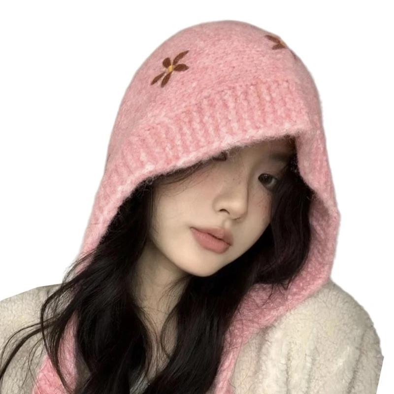 Цветочное украшение Вязаная шапка Вязание крючком Стили Домашние шапки для