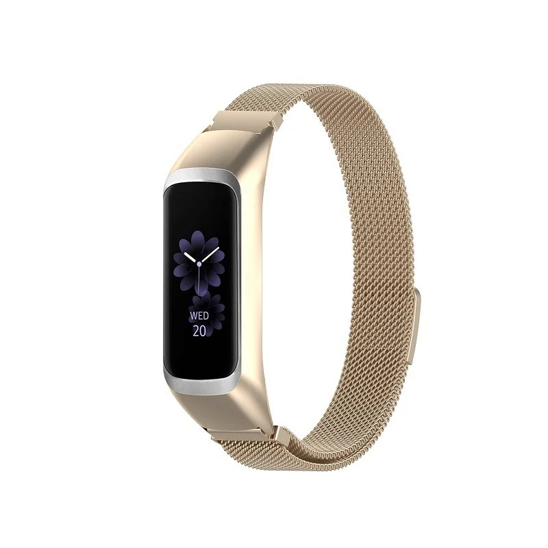Подходит для смарт-браслета Samsung Galaxy fit2 металлический ремешок браслет из
