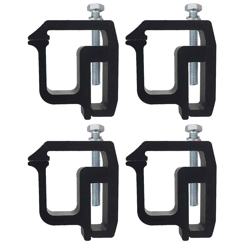 

4 Pcs Truck Cap Mounting Clamps Canopy Camper Shell Supply Aluminum Alloy Replacement Topper Ladder Rack Bed