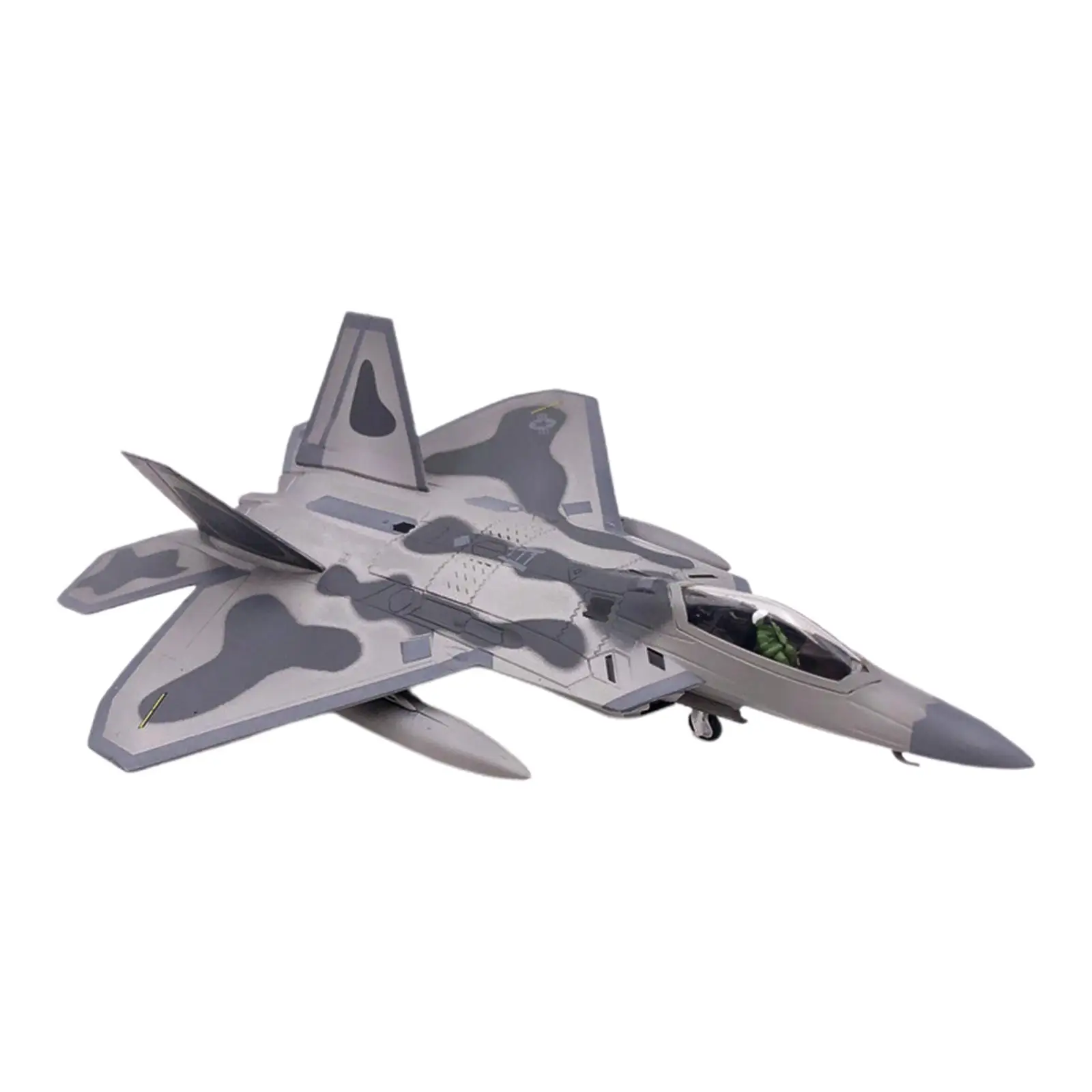 

Модель боевого самолета 1/100 F22 из сплава с подставкой, коллекция украшений