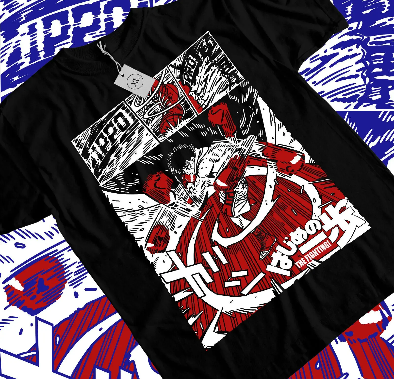 Футболка Hajime No Ippo Kamogawa Takamura аниме реальный размер