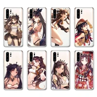 ishtar archer fate grand order anime transparent phone case for huawei p30 p20 pro p40 mate 20 lite p smart z y5 y6 y7 2019