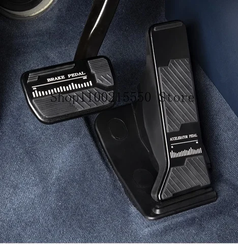 Автомобильный чехол для педалей Zeekr 009 2024-2025, алюминиевая педаль, тормоз, газ, акселератор, клатка, нескользящие подушечки