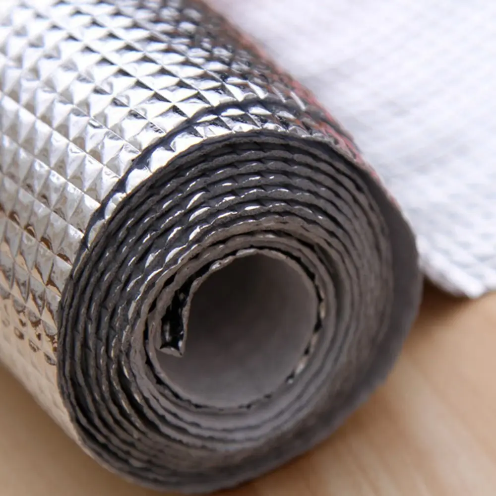 

1 Roll Oil Proof Aluminum Film Drawer Liner Moisture-proof Cupboard Placemat Shoes Cabinet Mat Kitchen Wardrobe Pad