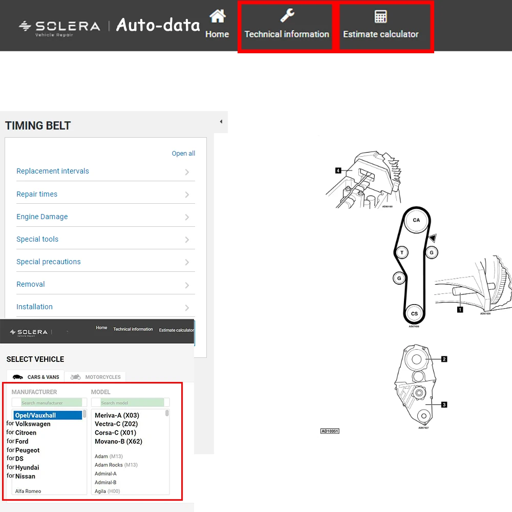 Онлайн-аккаунт Alldata 2025 полная версия программное обеспечение для схемы