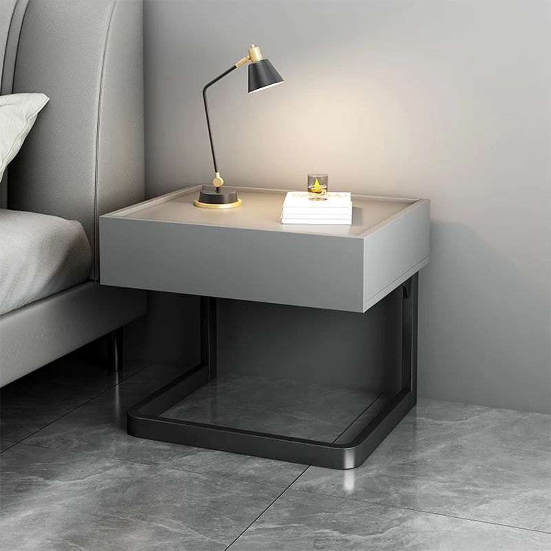 

Display Filing Nightstands Storage Cabinet Bedroom Nightstands Night Tables Smart Mobile Nachtkastje Home Furniture YX50NS