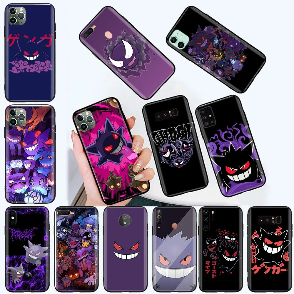 B-13 Pokemon Gengar Soft чехол для OPPO A1 A1K A31 A32 A35 A52 A53 A53S A54 A54S A57 A73 2020 A74 A83 A85 A91