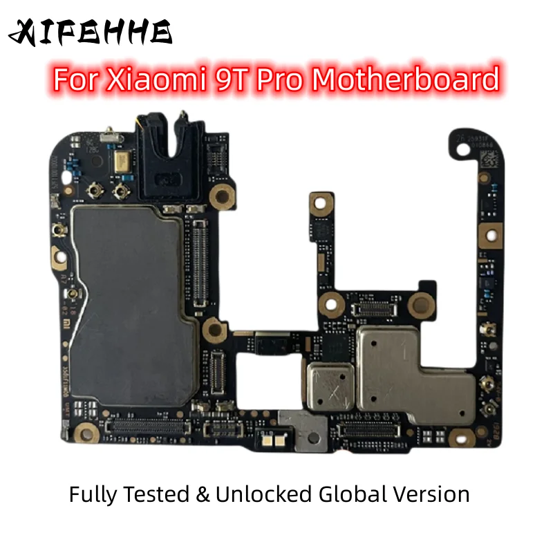 XIFEHHE For Xiaomi Mi 9T Pro Motherboard Global Version 64GB 128GB 256GB ROM Original Unlocked Good Working Electronic Mainboard