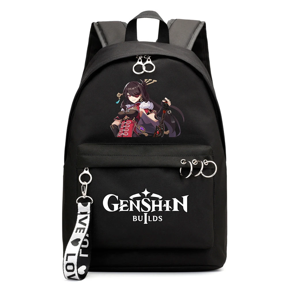 

Genshin Impact School Backpack Bag Students Back Pack Teens Daily Rucksack Boys Girls Travel Bags Mochila School Gift