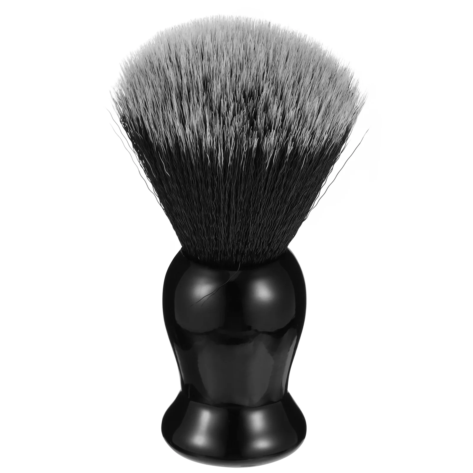 

Foam Beard Brush Long Handle Two-color Barber Male Care Supply Wooden Practical Salon Man