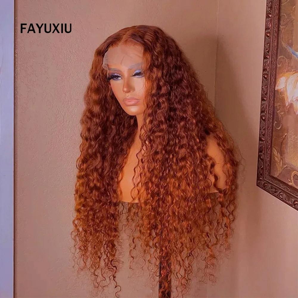 

Afro Kinky Curly Wig For Black Women Curly Lace Front Wigs Cosplay Synthetic Natural Red Wigs Ombre Glueless HighTemperature