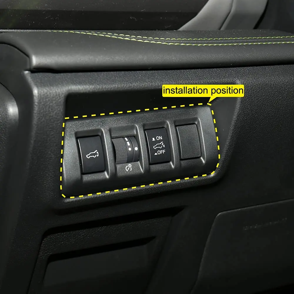 Для Subaru Outback Legacy 2020 2021 кнопки переключателя автомобильной фары Накладка