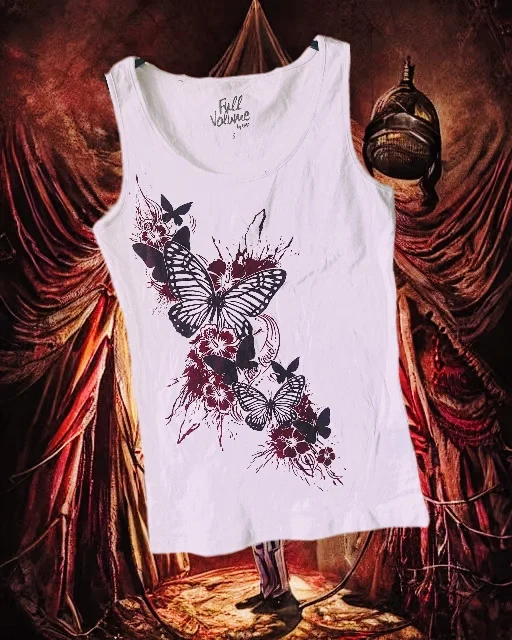 Спортивный хлопковый жилет Desan EMP в готическом стиле панк-рок