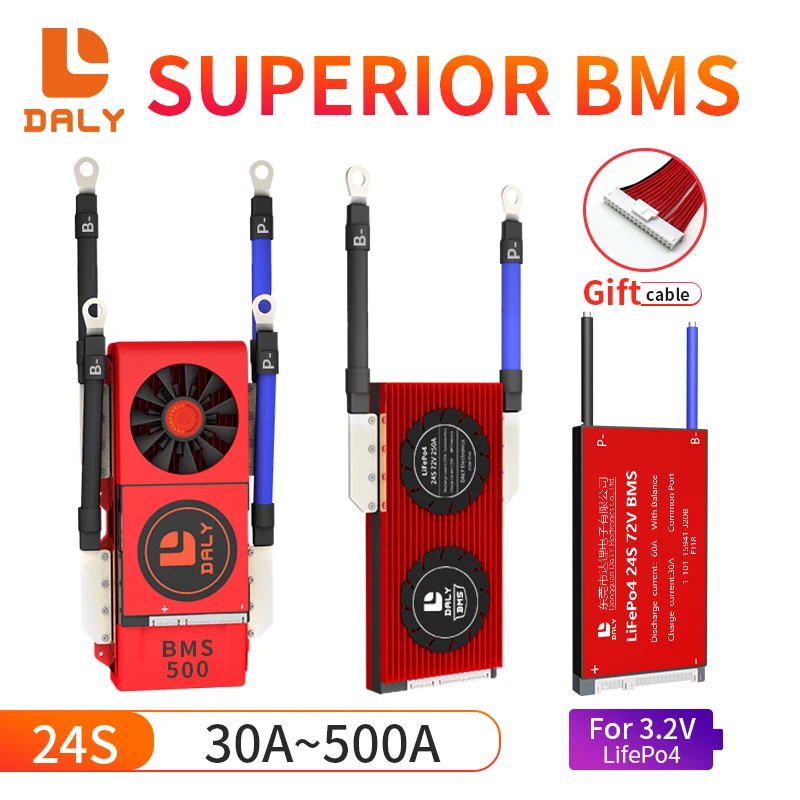 

24S LiFePO4 72V 30A 60A 80A 100A 120A 150A 200A 250A 300A 400A 500A 18650 литиевые BMS Board с балансом