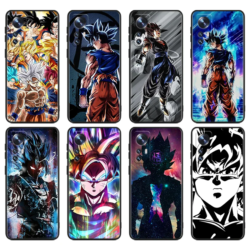 

Dragons-Balls Son-Gokus Phone Case For Xiaomi Mi 13 10S 10 9T 9SE 8 Mix Play A3 A2 A1 CC9E Note 10 Lite Pro Black Cover