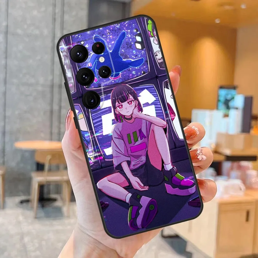 Чехол для телефона Zutomayo с рисунком SamsungS24 S23 S22 S21 Ultra Pro S10 S30 Plus S9 20 Lite черный чехол