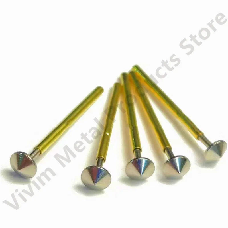 100 шт. Пружинный испытательный щуп P160-E8 Тестовый штифт P160-E Латунный Pogo Pin Длина