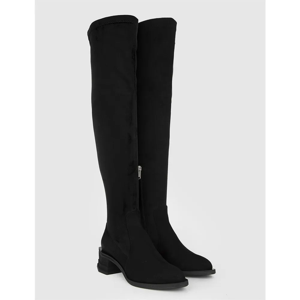 

Dorlie Palermo Suede Women 'S Black High-Heeled Boots