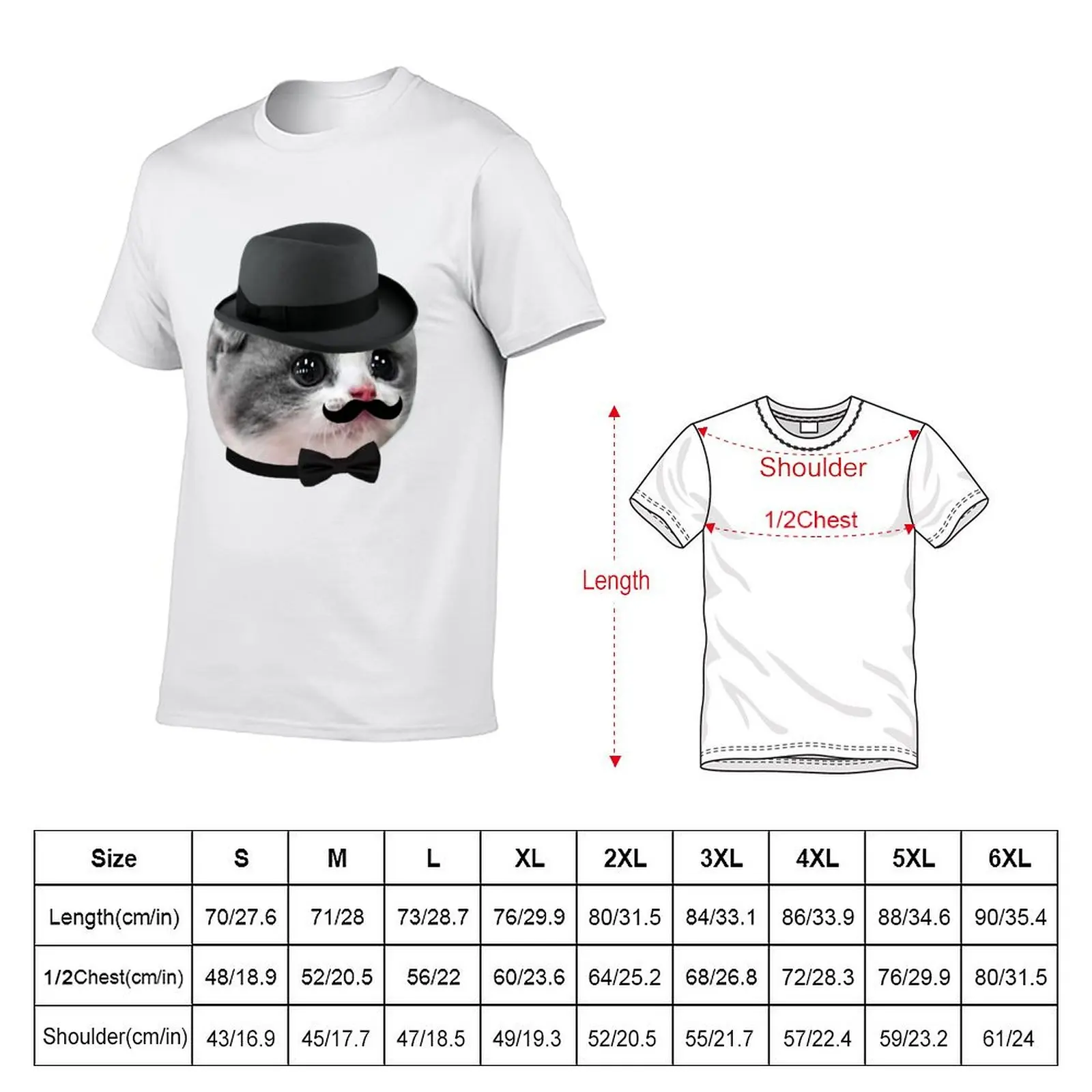 Фото Футболка Poirot Cat KaraCroft Active с принтом в современном стиле №2