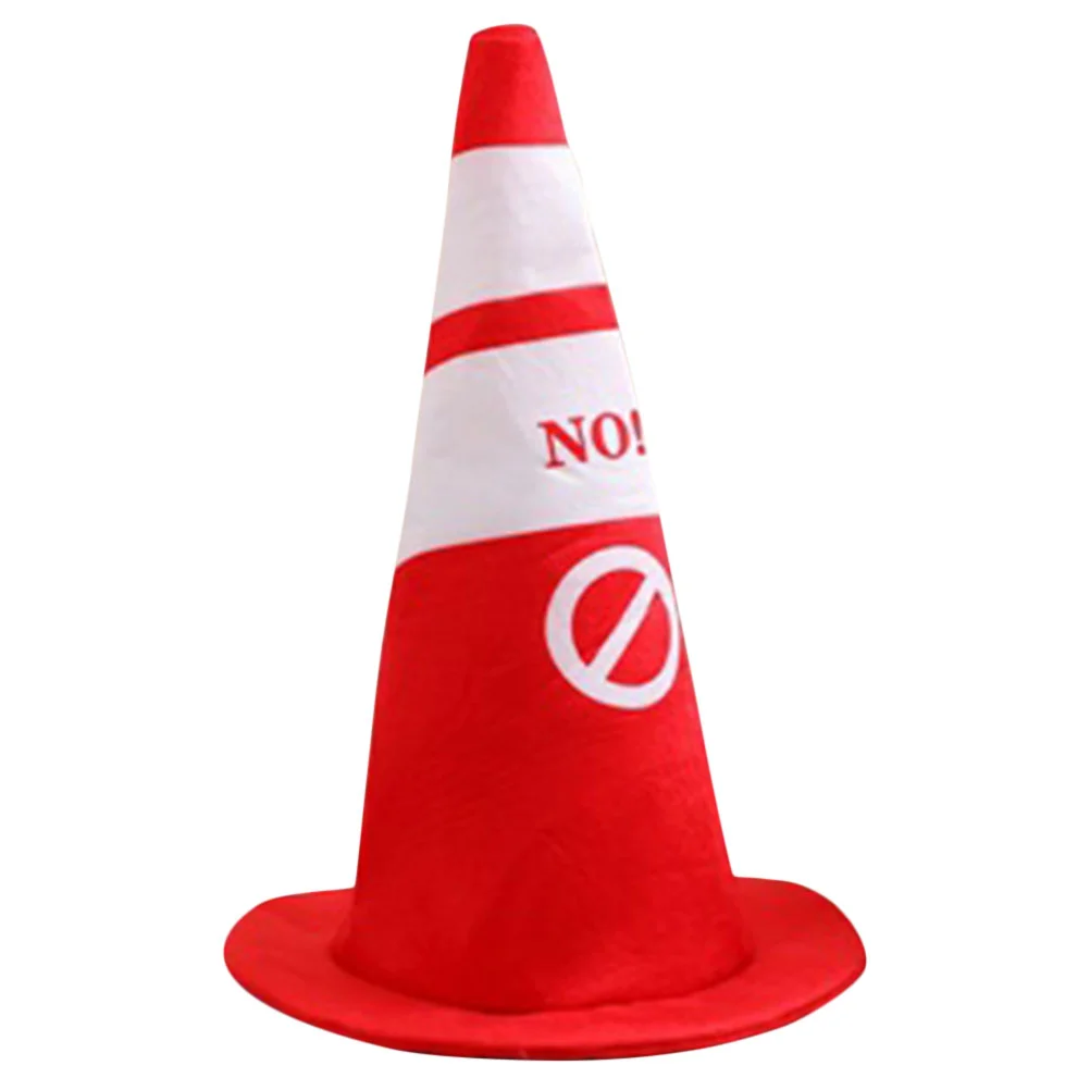 

Party Selfie Hat Costume Hats For Adults Halloween Costumes Traffic Cone Shape Plush The
