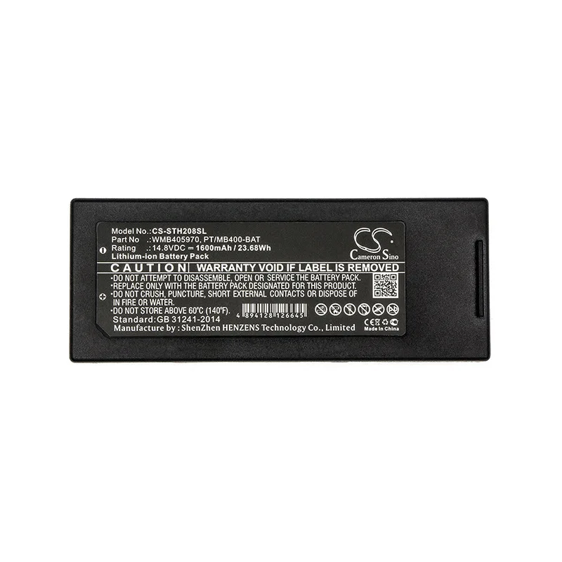 

Applicable LAPIN PT408E PT412E Portable Printer Battery WMB405970