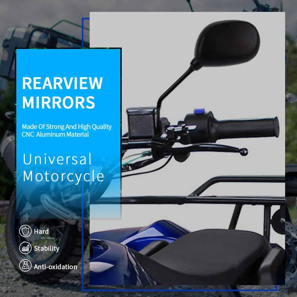 

For Yamaha Z1000 Z1000R Z1000SX Z125 Z250 Z250SL Z300 Universal Motorcycle Mirror Motorbike Side Mirrors Rearview Mirror