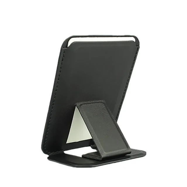 

Stand Magnetic Card Wallet For IPhone 14 13 12 11 Pro Max Adsorption Card Holder Clip For Magsafe IPhone 14 Samsung S23 Pixel 7