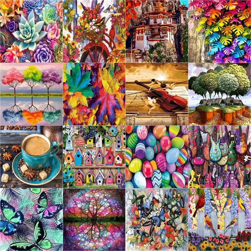 

Картина по номерам на холсте для творчества, 60x75 см