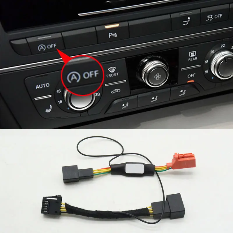 

Automatic Stop Start System Off Closer Close Control Sensor Plug Smart Stop Cancel For Audi A6 C7 A7 4G8 2013 - 2016 2017 2018