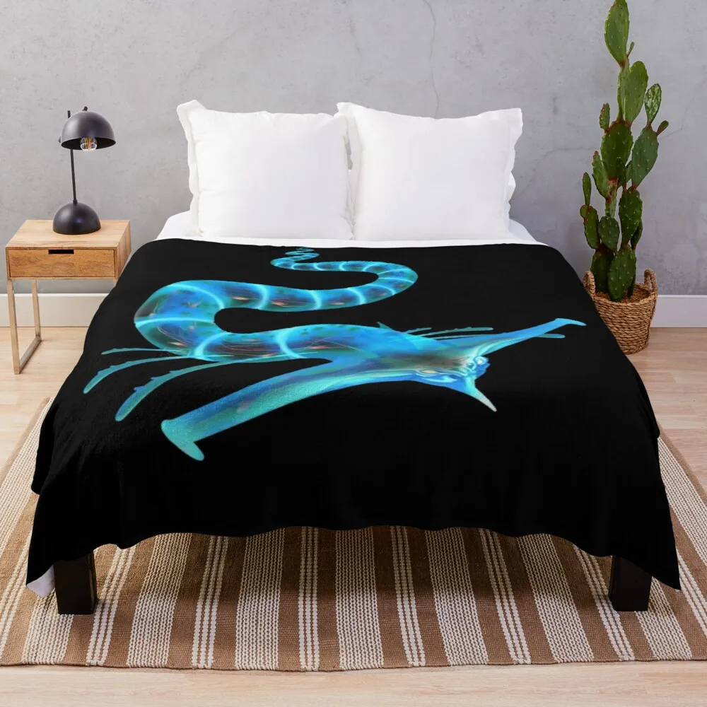 

Subnautica - Ghost Leviathan Throw Blanket Blanket With Fur