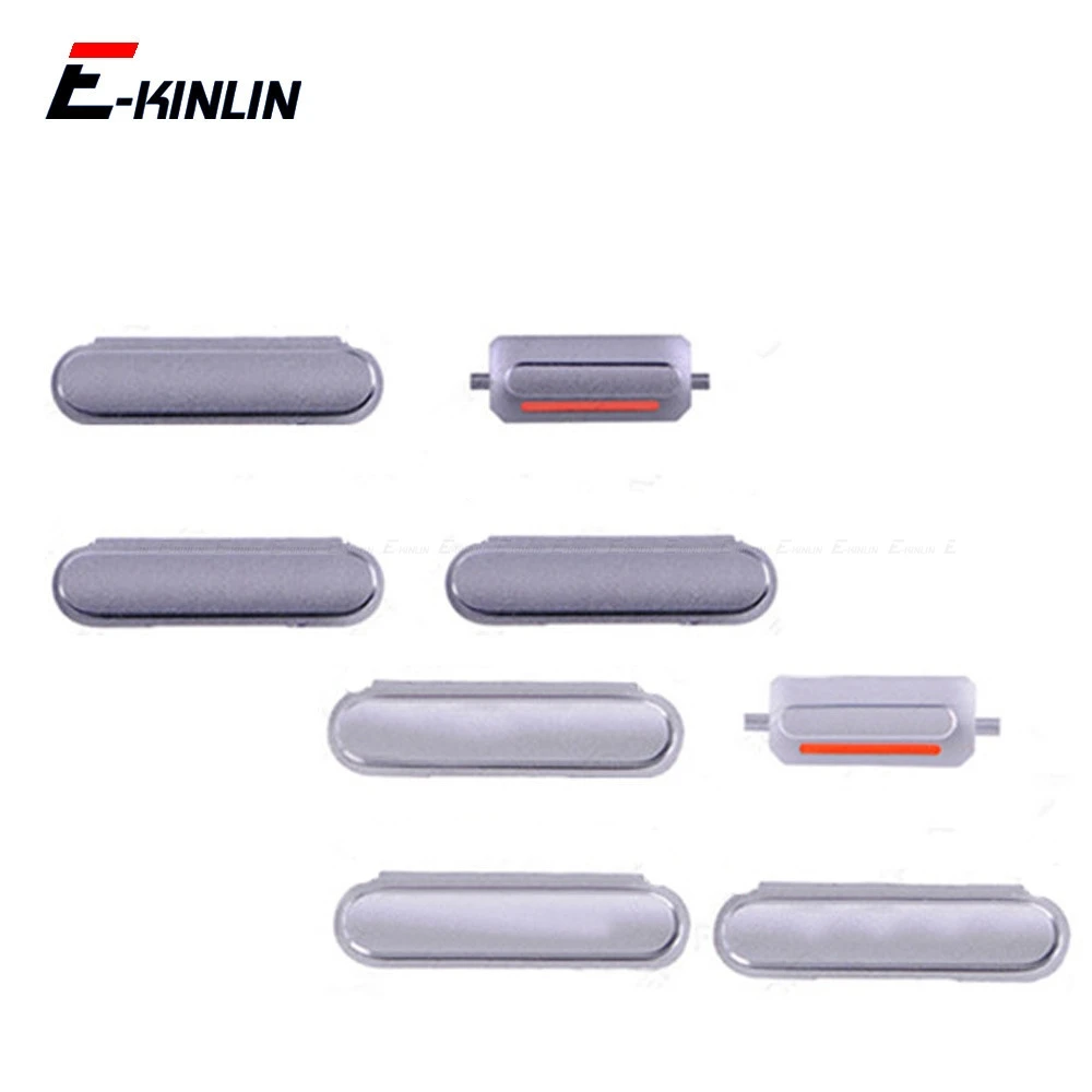 

For iPhone 6 6S Plus Power On Off Volume Mute Silent Buttons Keys Side Buttons Full Sets