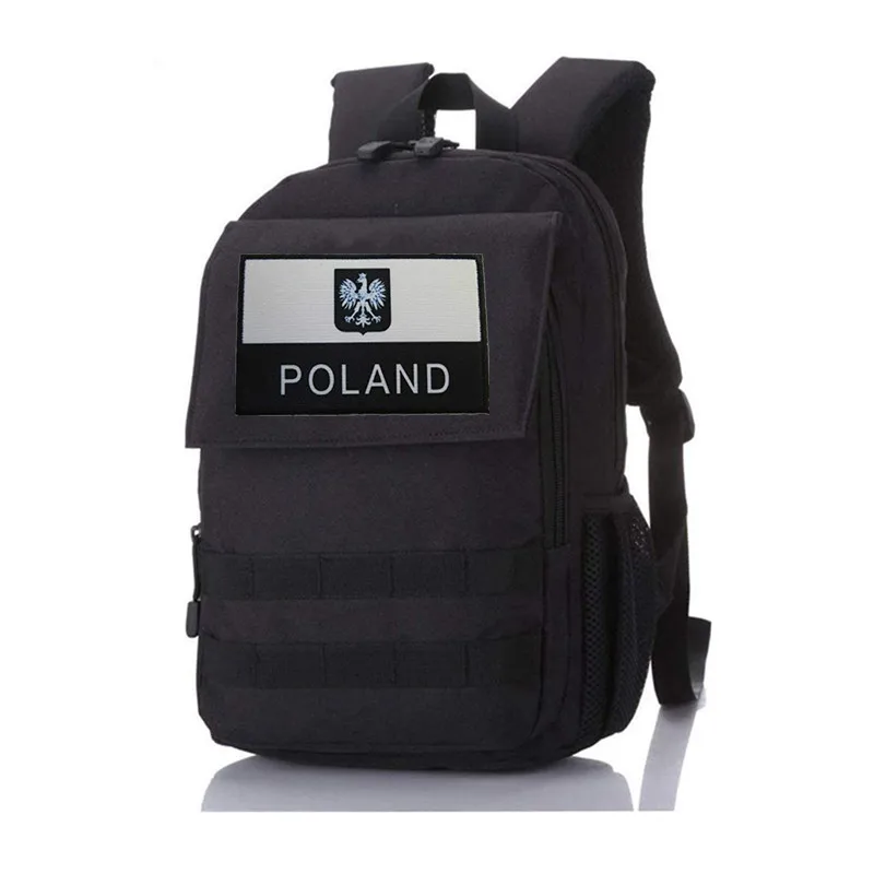 Военная Тактическая вышитая нашивка в польском стиле искусственная кожа для