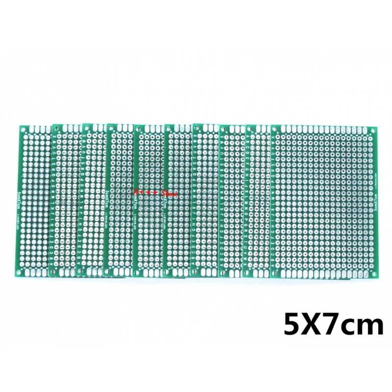 

5 шт., универсальная печатная плата 5x7 см