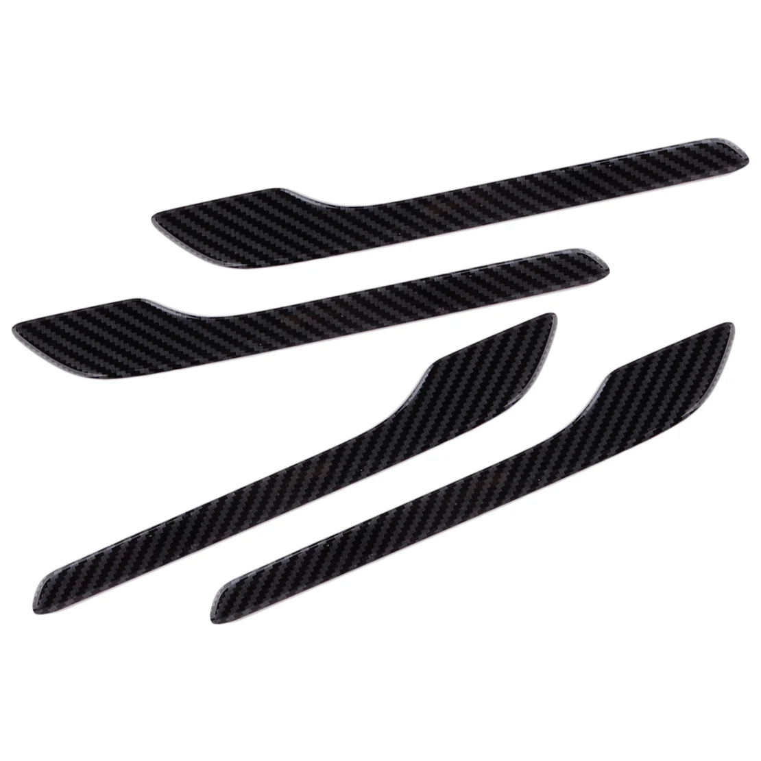 

4Pcs Car Front Rear Left Right Door Handle Cover Trim Carbon Fiber Style Fit for Tesla Model Y Model 3 2020 2021 2022