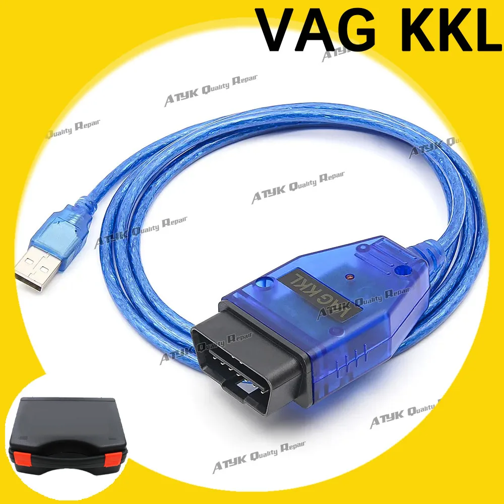 Новый чип CH340 VAG KKL 409 obd2 сканер automotriz кабель USB-интерфейс диагностические