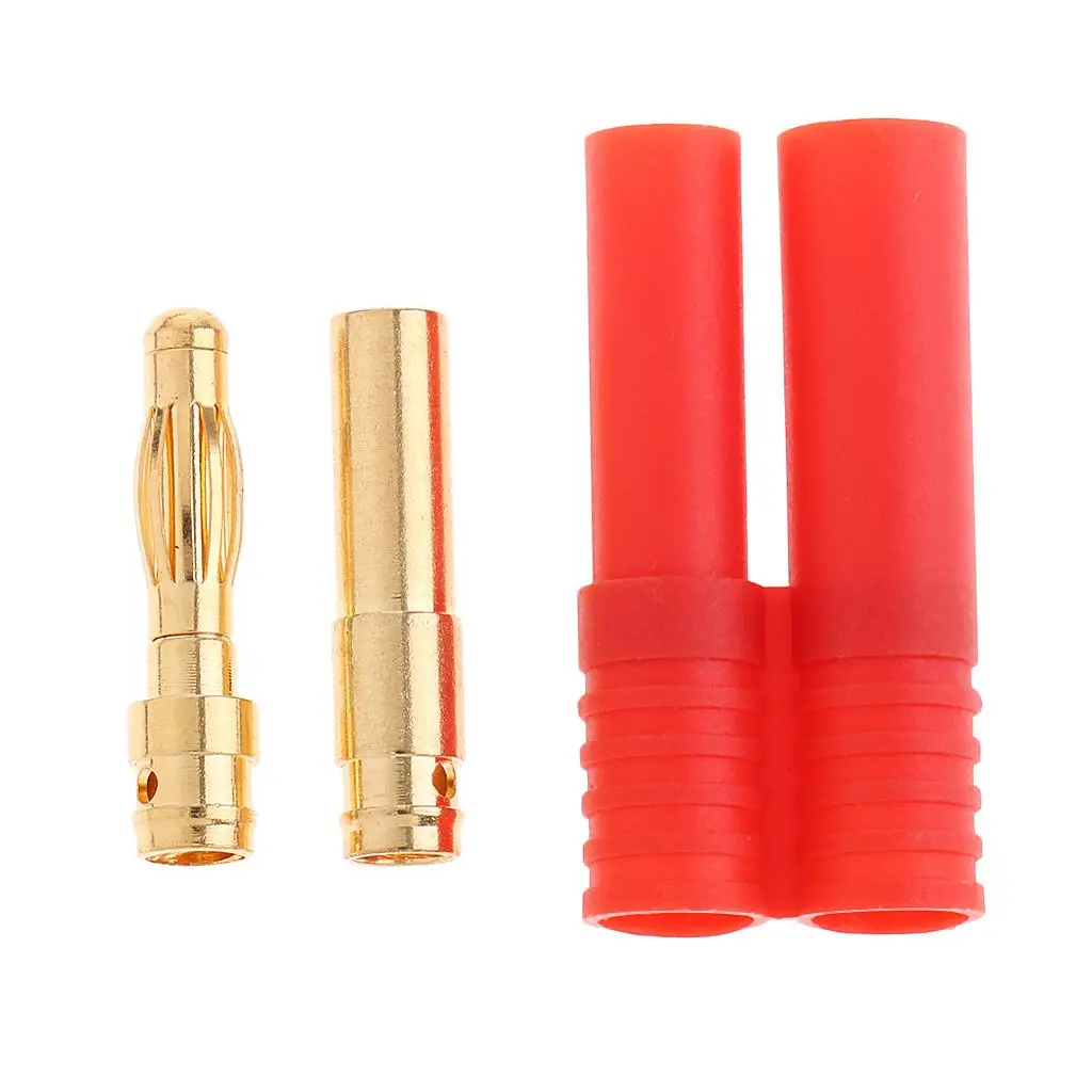 10 шт. HXT 4 мм разъем типа банан папа/гнездо для батареи RC