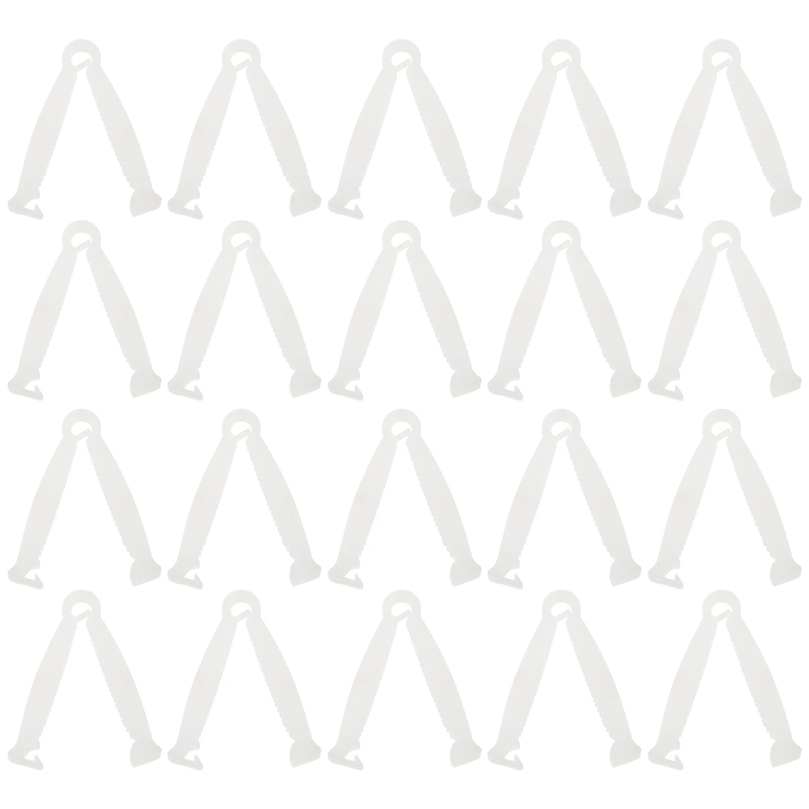 

100Pcs Umbilical Cord Clamps Plastic Umbilical Clips Household Livestock Clamps Pet Pig Umbilical Cord Clip for Piglets
