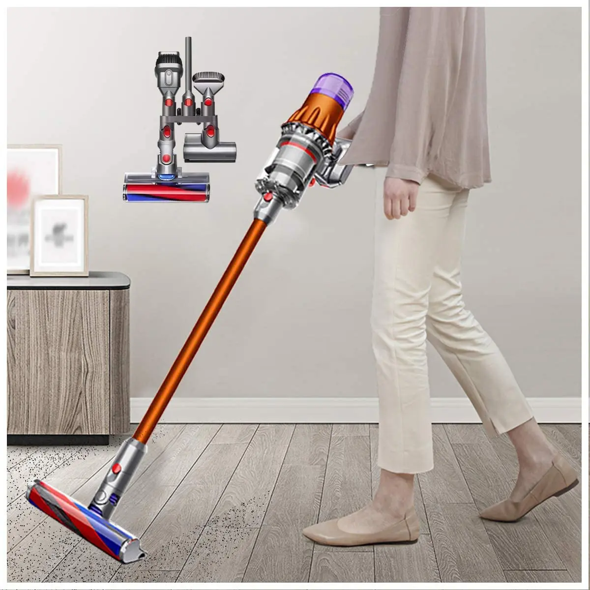 Фото 4 шт., сменные детали для Dyson V6 V7 V8 V10 DC24 DC33 DC35 DC39 DC44 №2
