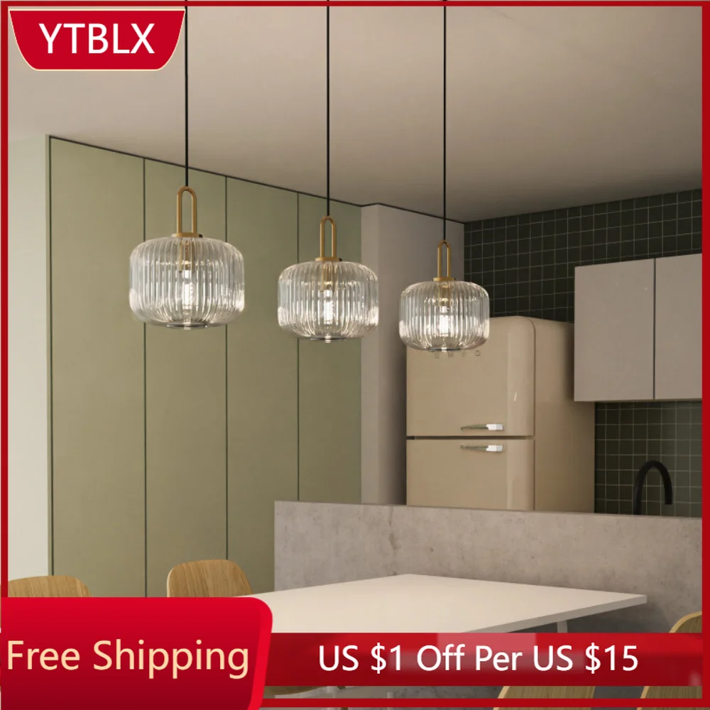 

Современный светодиодный подвесной светильник, стеклянные лампы для гостиной, спальни, освещение для кухни, столовой, светильник щение для ...