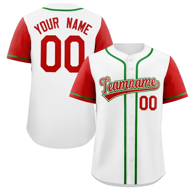 Фото Personalized Custom Baseball Raglan Jerseys Sports Shirts Printing Team Name Number Logo Player's Softball Game  Men №4