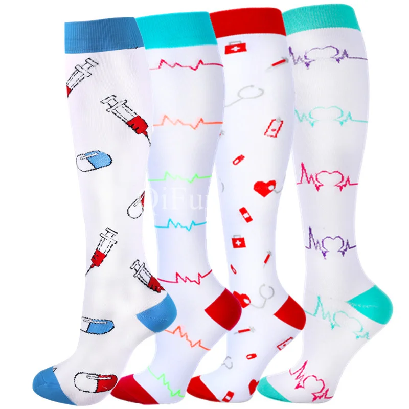 

58 Styles Compression Socks Varicose Veins Medical Nursing Edema Diabetes Stocking 20-30mmHg Women Compression Socks Running Men