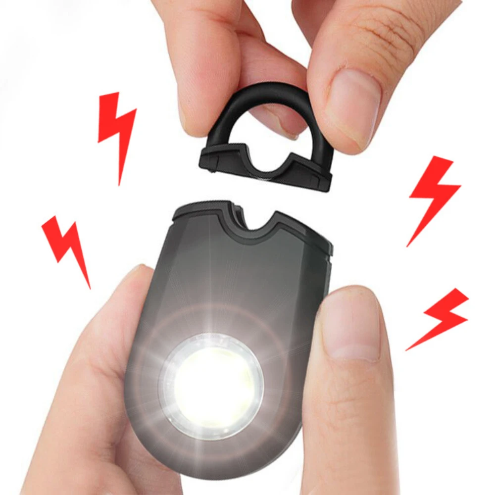 

Anti-robbery and Satyr Portable Siren LED Light Self-Defense SOS Alarm Devise Outdoor Mountaineering Personal Self Defense Alarm