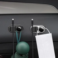 car hook phone data cable storage hook sticker interior accessories for mitsubishi evolution evo mirage grandis ralliart lancer
