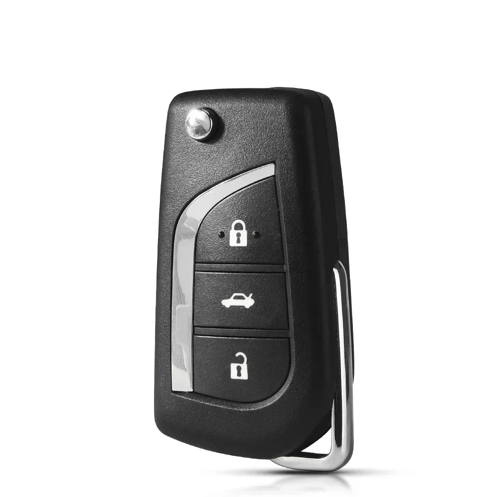 KEYYOU флип-чехол для ключа автомобиля Toyota Levin Camry Reiz Highlander Corolla TOY48/TOY43 лезвие 2/3